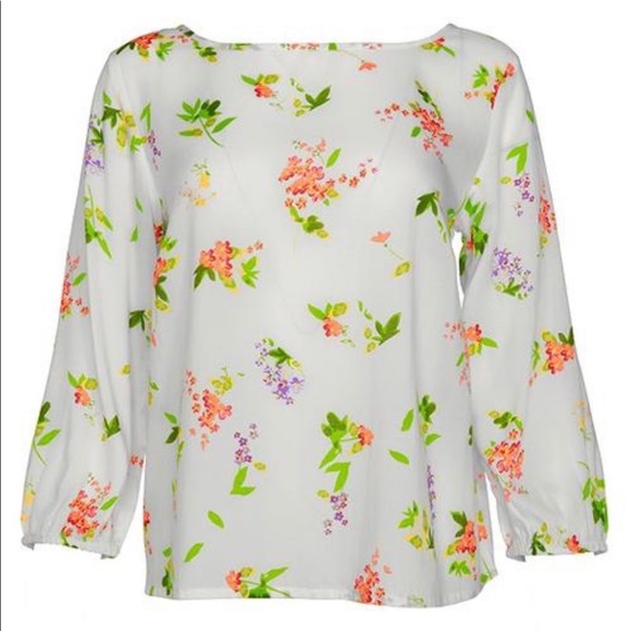 Romantic Floral sleeveless blouse (sz 18) - Picture 6 of 7